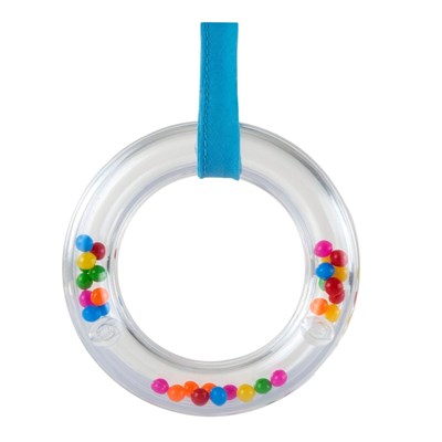 Ring with coloured balls
