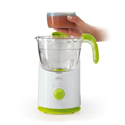 Versatile kitchen appliance – chopping, steam cooking, mixing and warming of food.